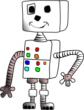 image of a funny robot