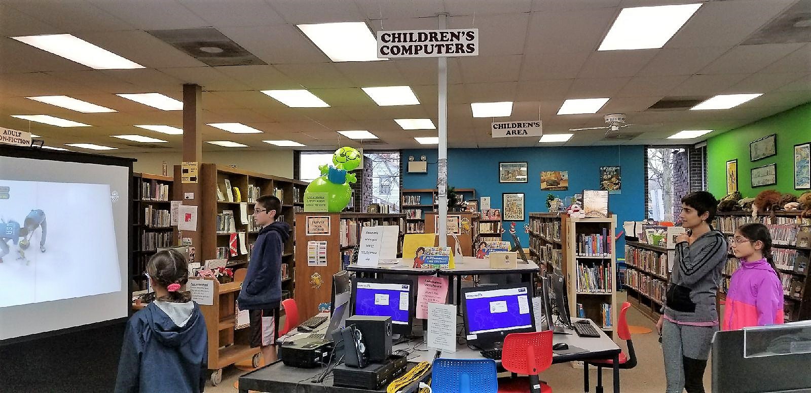 Community Library of Castle Shannon Streams Olympics